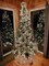 48 In Christmas Tree Skirt Countryside Burlap Tree Skirt White Snowflake Printed Xmas New Year Holiday Decorations Indoor Outdoor